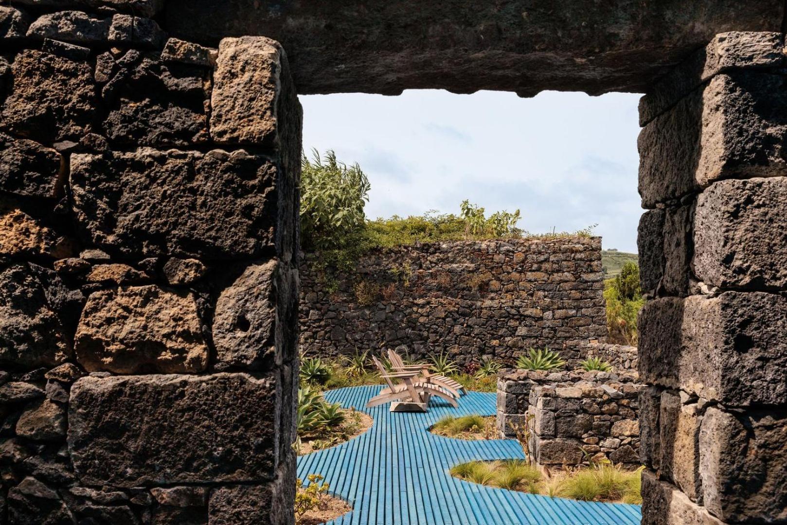 The Blue House Azores Capelas Bagian luar foto